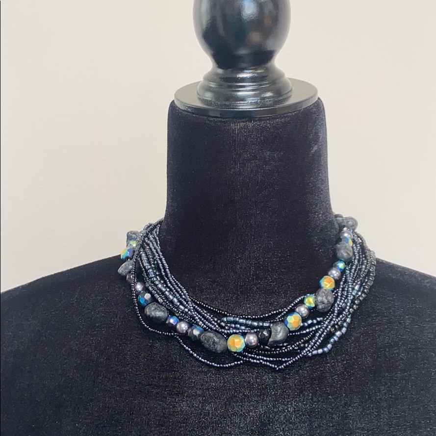 Esmor Multiple Strands Necklace Adjustable